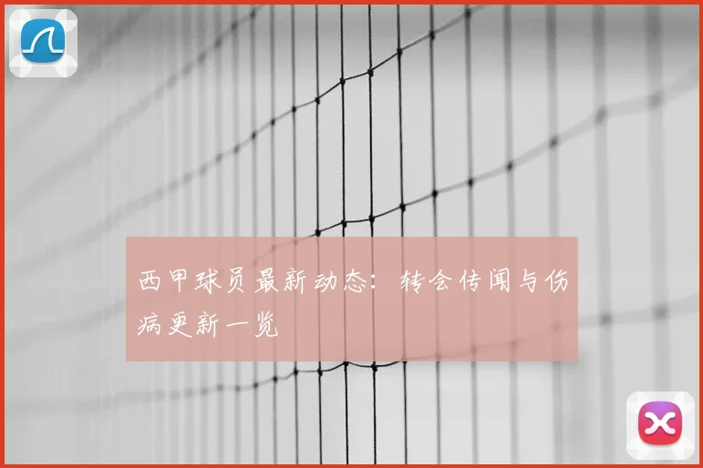 西甲球员最新动态：转会传闻与伤病更新一览